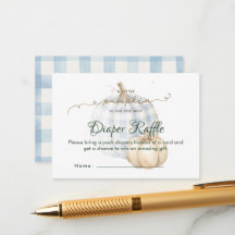 Blaue Gingham-Kleine-Kürbis-Junge-Baby-Windel-Verl