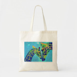 blaue Giraffentasche Tragetasche