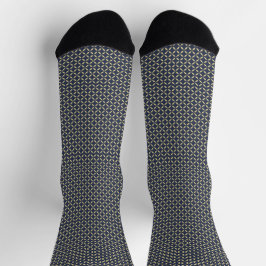 Blaue Gittersocken für einen mutigen Alltagsstil Socken