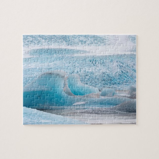 Blaue Gletschereisformationen, horizontal Puzzle (Horizontal)