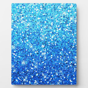 Blaue Glitzer Glitzern Textur Fotoplatte