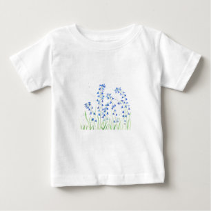 Blaue Glockenblumen Baby T-shirt
