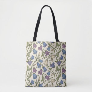 Blaue Glockenblumen-Muster - Ästhetische botanisch