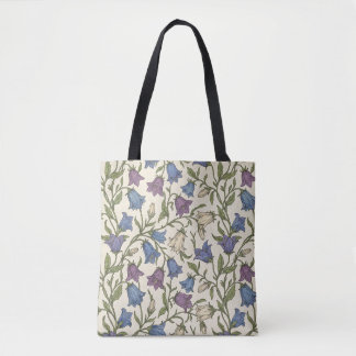 Blaue Glockenblumen-Muster - Ästhetische botanisch