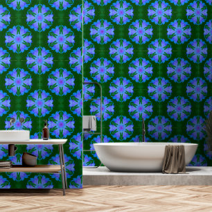 Blaue Glockenblumensträuße Tapete