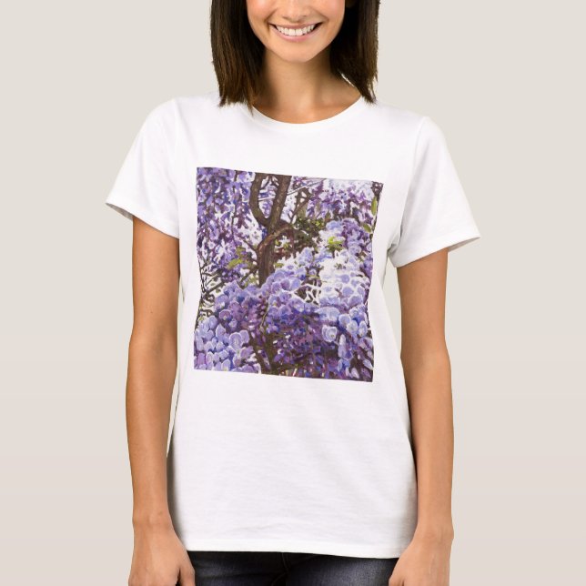 Blaue Glyzinien 2011 T-Shirt (Vorderseite)