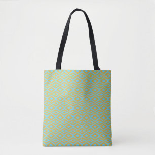 Blaue Gold-Diamant-Muster