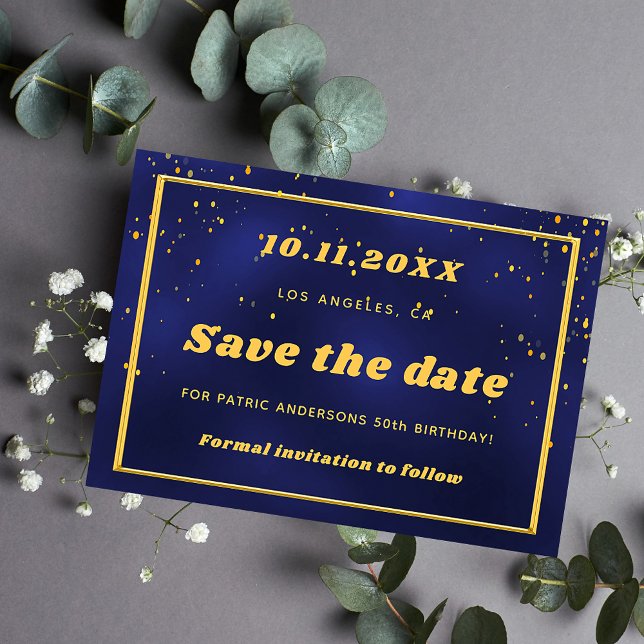 Blaue Goldfische Save The Date (Von Creator hochgeladen)