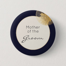 Blaue Goldhochzeit der Marine Button