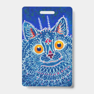 Blaue gotische Katze Ausweis