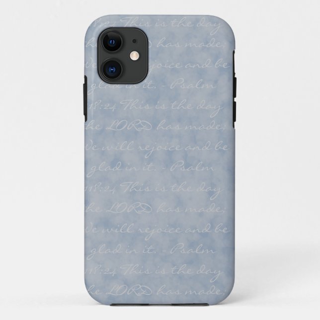 Blaue/graue Beschaffenheit Case-Mate iPhone Hülle (Rückseite)