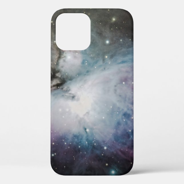 Blaue, graue und lila Nebel Case-Mate iPhone Hülle (Rückseite)