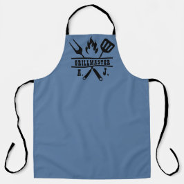 Blaue Grillmaster-BBQ-Schürze Schürze