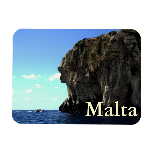 Blaue Grotte, Malta Magnet (Horizontal)