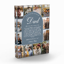 Blaue Gründe, warum wir dich lieben Papa Foto-Gitt