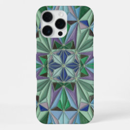 blaue grüne Akzente iPhone 16 Pro Max Hülle