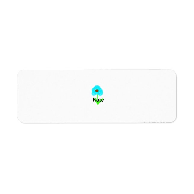 Blaue grüne Aquarellfarbe fügt dem Text einen eige (Vorne)