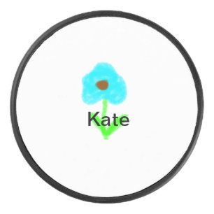 Blaue grüne Aquarellfarbe fügt dem Text einen eige Eishockey Puck