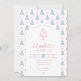 Blaue Grüne Hortensien Rosa Bogen Spalier Einladung