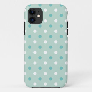 Blaue grüne Punkte Case-Mate iPhone Hülle