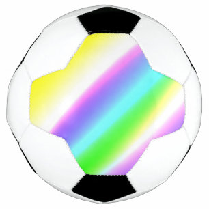 Blaue grüne Regenbogenfarben abstrakte Textur Fußball