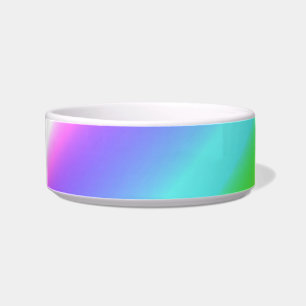 Blaue grüne Regenbogenfarben abstrakte Textur Napf