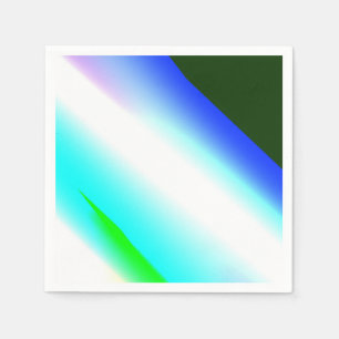 Blaue grüne Regenbogenfarben abstrakte Textur Serviette