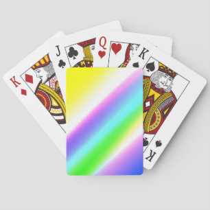Blaue grüne Regenbogenfarben abstrakte Textur Spielkarten