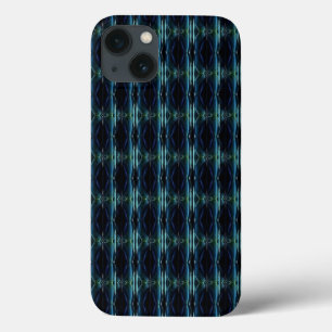 Blaue grüne Regenbogensteine , Artdeco-Muster Case-Mate iPhone Hülle