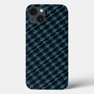 Blaue grüne Regenbogensteine , Artdeco-Muster Case-Mate iPhone Hülle