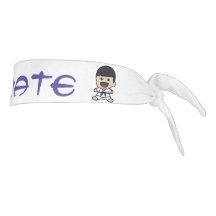 Blaue Gurt-Karate-Kopf-Verpackung