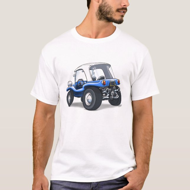 blaue hardtop Buggy T-Shirt (Vorderseite)