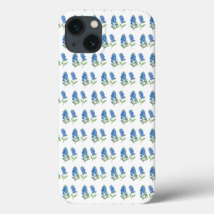 Blaue Hauben Texas Blaue Blumen Aquarell Case-Mate iPhone Hülle