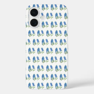 Blaue Hauben Texas Blaue Blumen Aquarell iPhone 16 Hülle