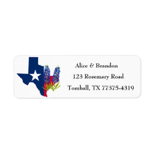 Blaue Hauben Texas State Blumen Lupine Aquarell