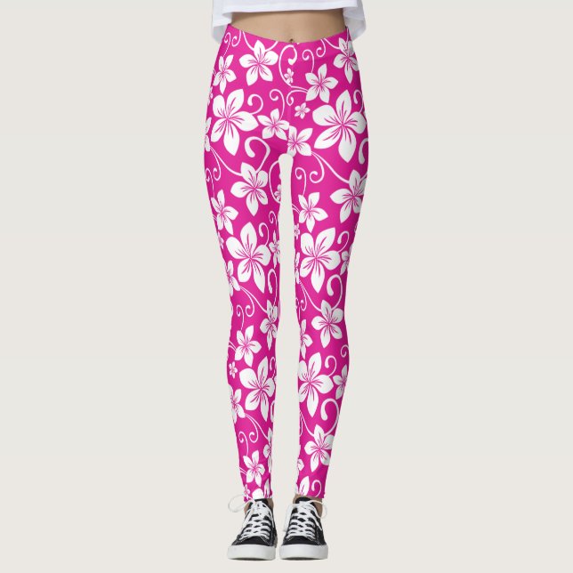 BLAUE HAWAII (HOT PINK) LEGGINGS (Vorderseite)