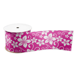 BLAUE HAWAII (HOT PINK) SATIN RIBBON SATINBAND