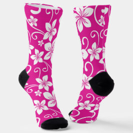 BLAUE HAWAII (HOT PINK) SOCKEN