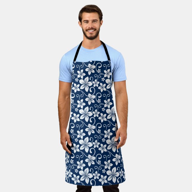 BLAUE HAWAII (NAVY) SCHÜRZE (Getragen)