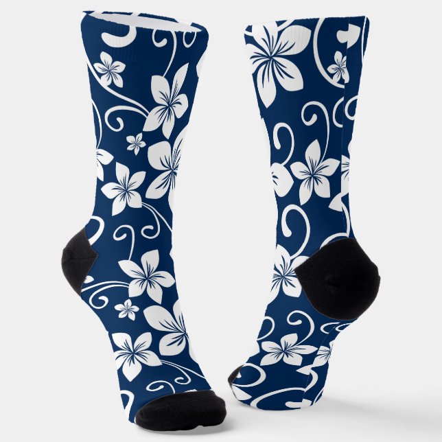 BLAUE HAWAII (NAVY) SOCKEN (Gewinkelt)