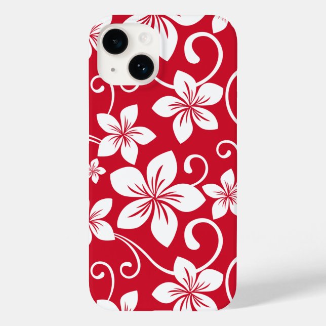 BLAUE HAWAII (RED) Case-Mate iPhone FALL Hülle (Rückseite)