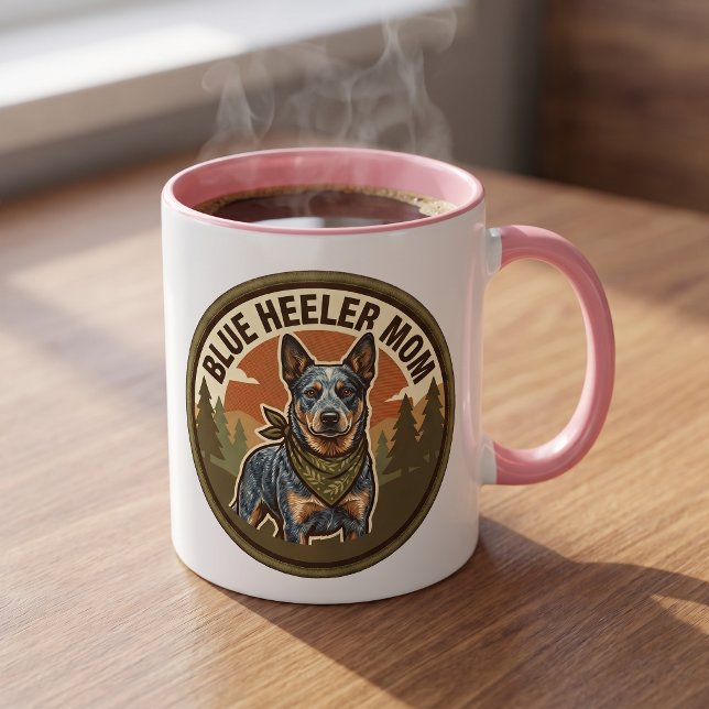 Blaue Heeler-Mutter-Kaffeetasse | Geschenk für die Tasse (Von Creator hochgeladen)
