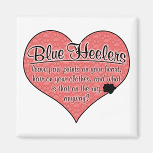 Blaue Heeler Tatze druckt Hunde Humor Magnet