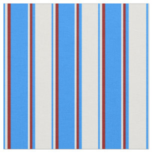 Blaue, helle und dunkelrote Streifen Stoff