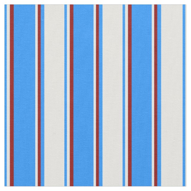 Blaue, helle und dunkelrote Streifen Stoff (Nahaufnahme)