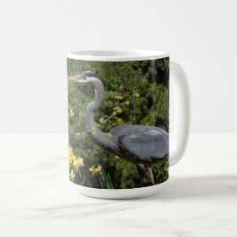 Blaue Herde mit Daffadoils Kaffeetasse
