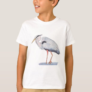 Blaue Hermeline Wasservogelart Kunst T-Shirt