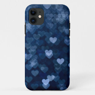 blaue Herzen Case-Mate iPhone Hülle