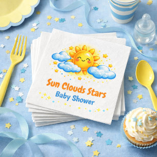 Blaue Himmel-Baby-Party-Handwerkskunst Serviette