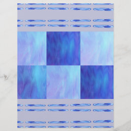 Blaue Himmel Fliesen Groß Scrapbook Papier Seiten